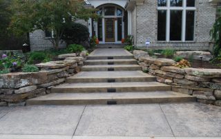 hardscaping walkway